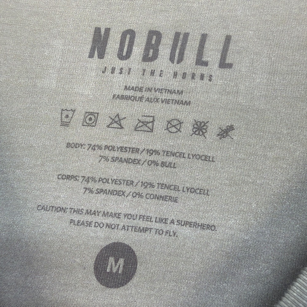 NOBULL Performance Training T Shirt Men's Medium Athletic Gym Workout Tee - Picture 3 of 8
